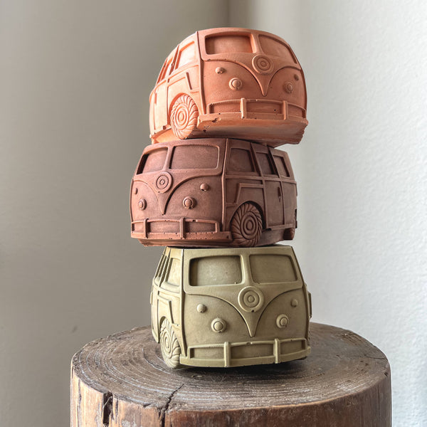 VW Bisop Bus  Planter: Washed Olive