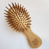 Travel size Bamboo Brush with Jack59 logo