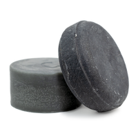 Clarify shampoo bar and conditioner bar gift set for thin hair or removing build up contains activated charcoal